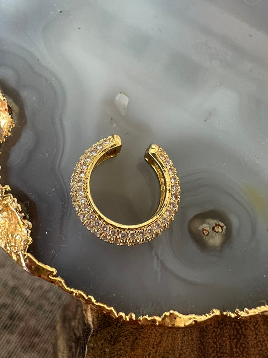 Ruby & Violet Round Ear Cuff