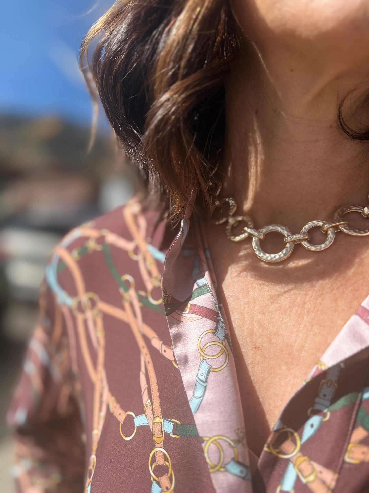 Rob Fried Reversible Chain Blouse