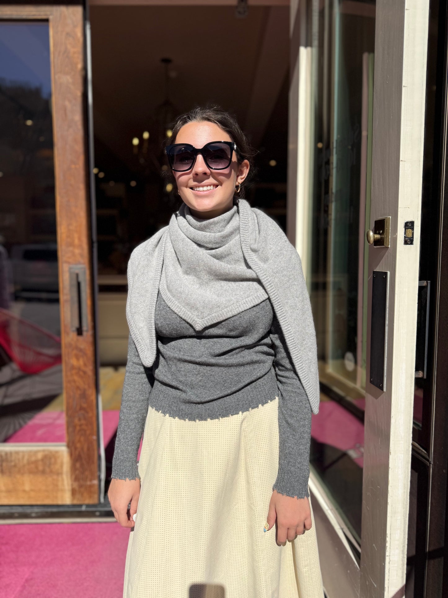 W+W Triangle Scarf