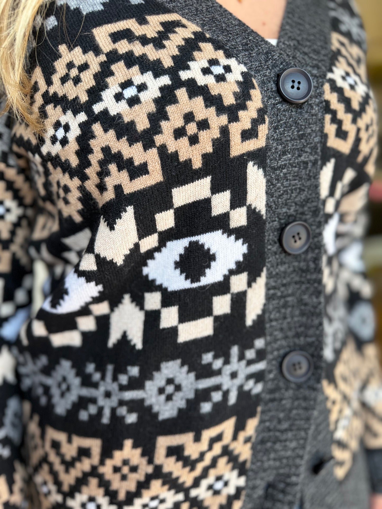 &Isla Rita Aztec Cardi
