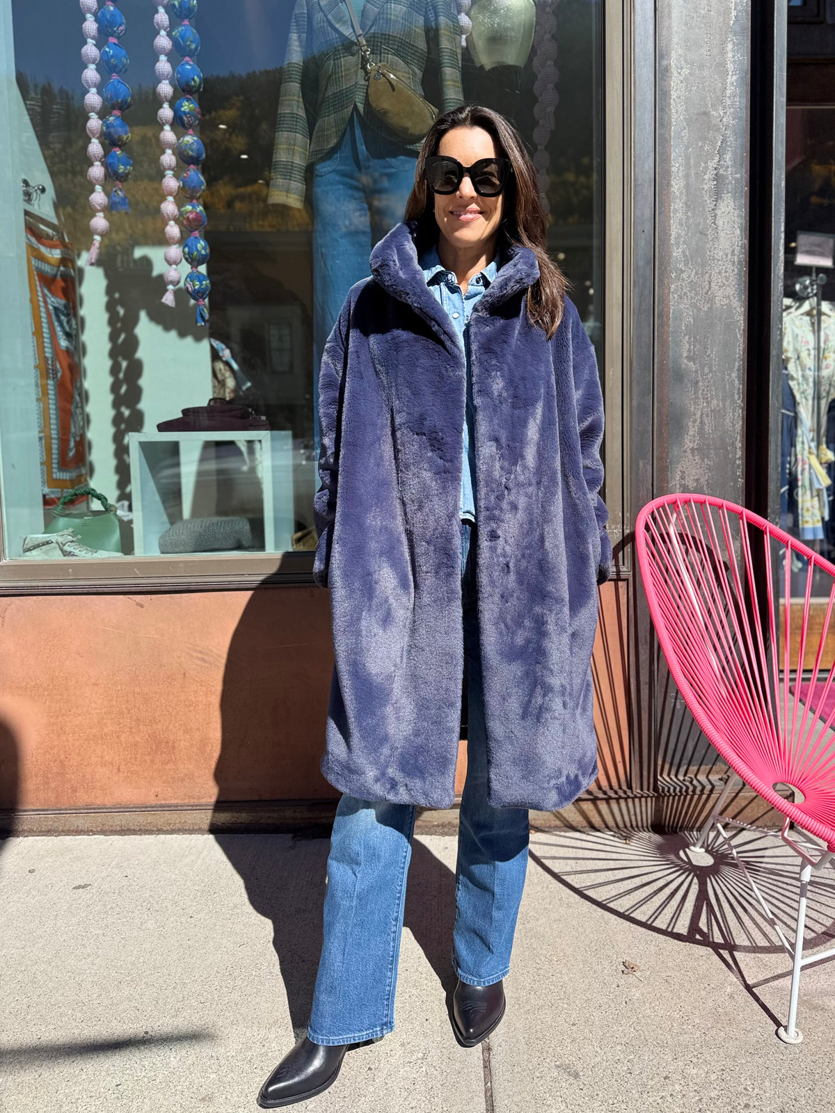 Herno Faux Midi Coat