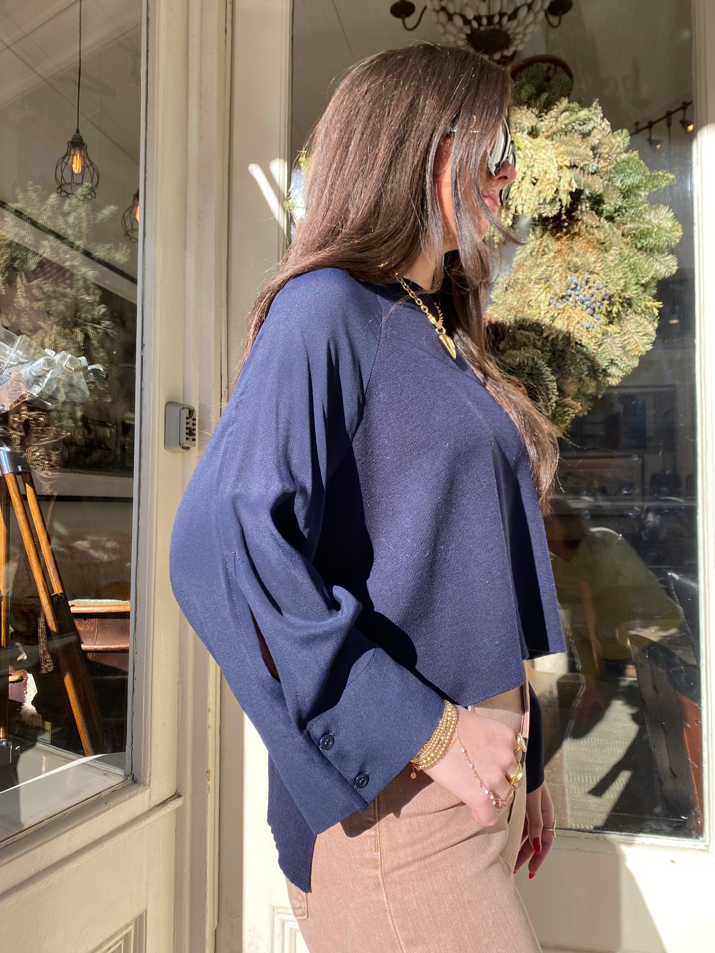 Nude Arm Detail Sweater