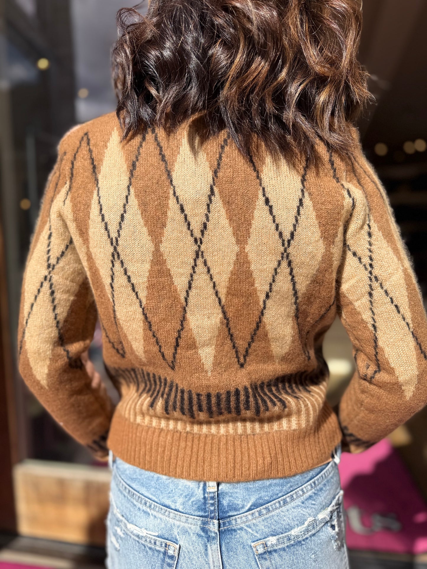 Minnie Rose Argyle Jacket