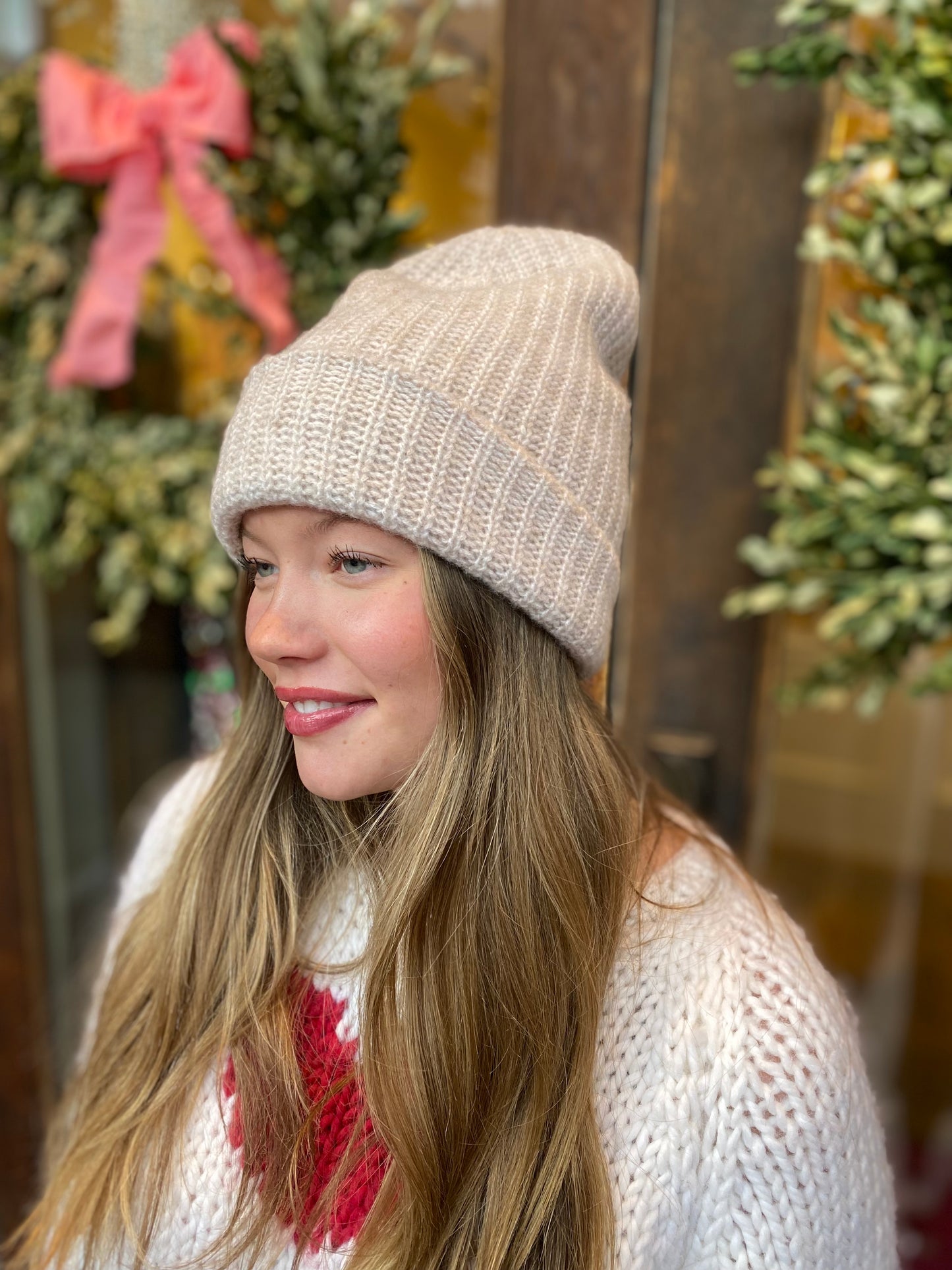 W+W Marled Luxe Beanie