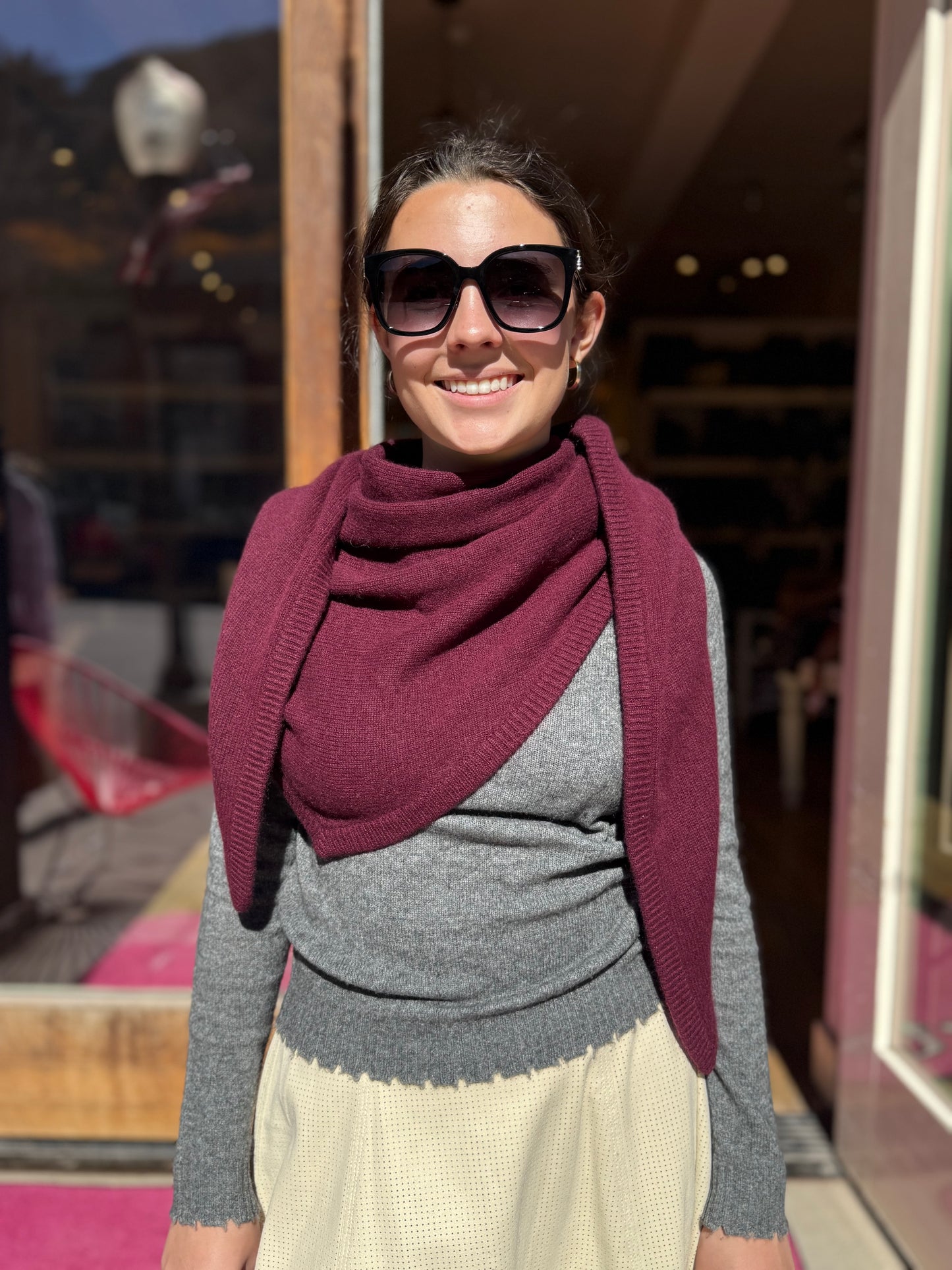 W+W Triangle Scarf