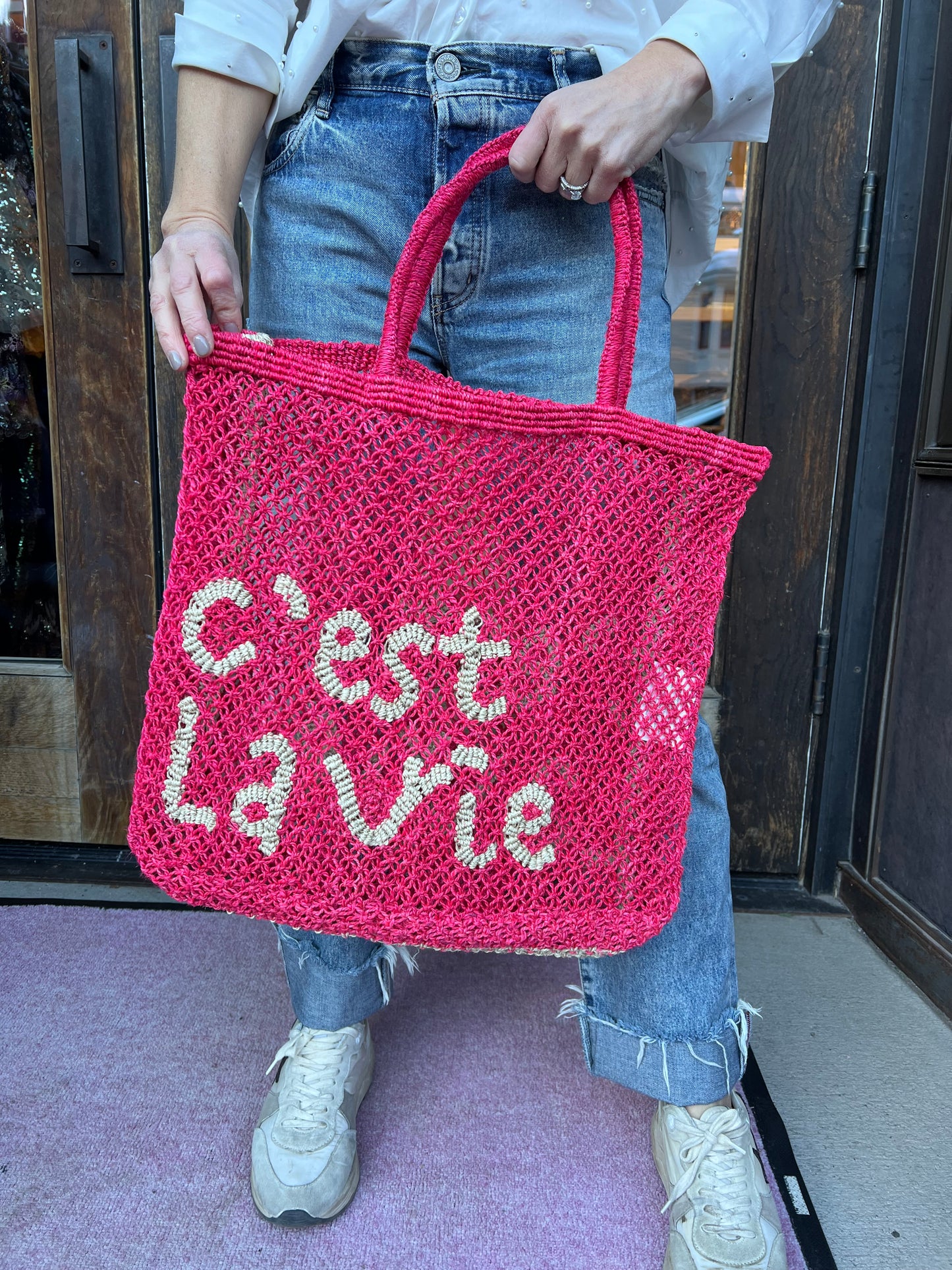 Jacksons "C'est la vie" Large Tote