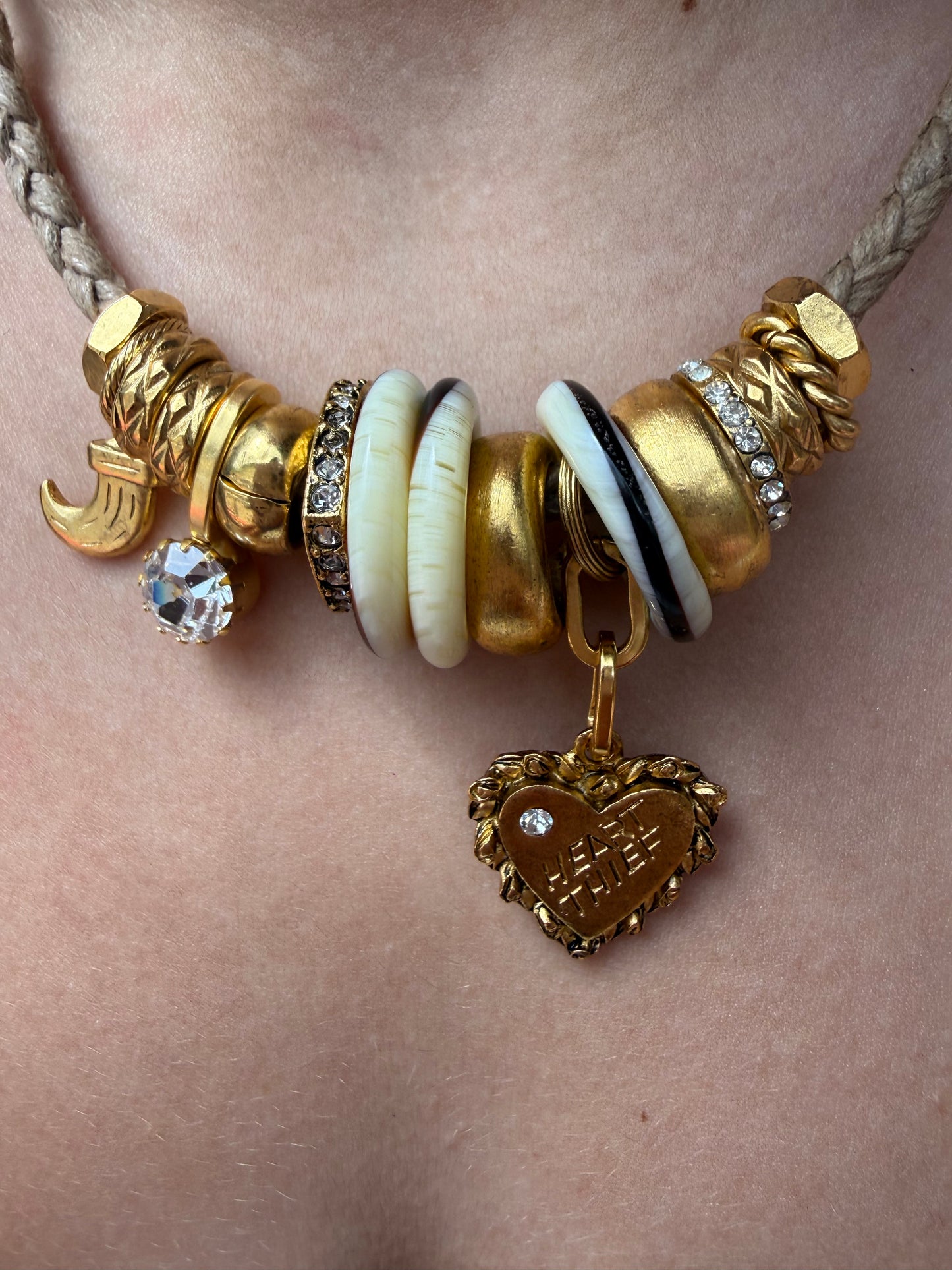 Elizabeth Cole Cosmic Love Necklace