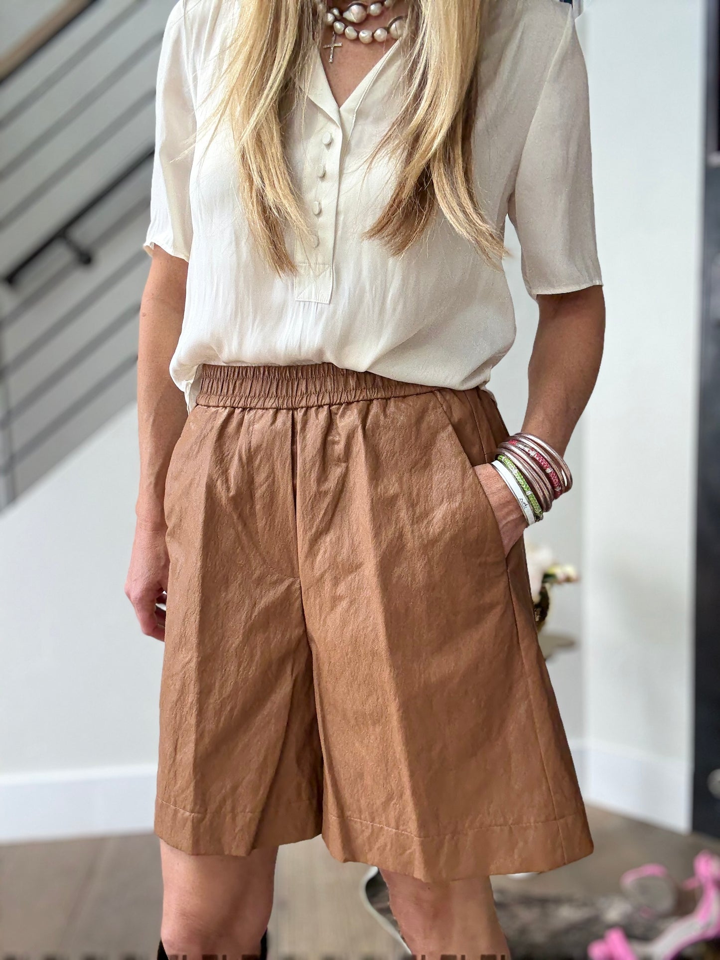 Nude Bermuda Short