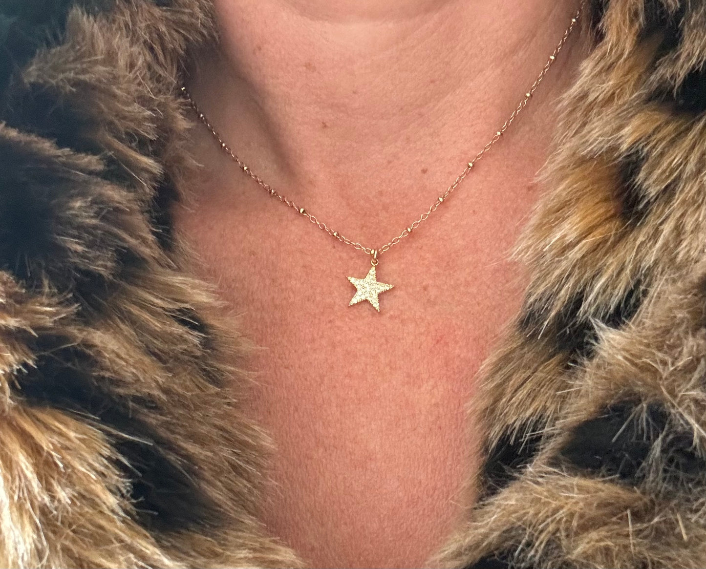 Ruby & Violet Star Necklace
