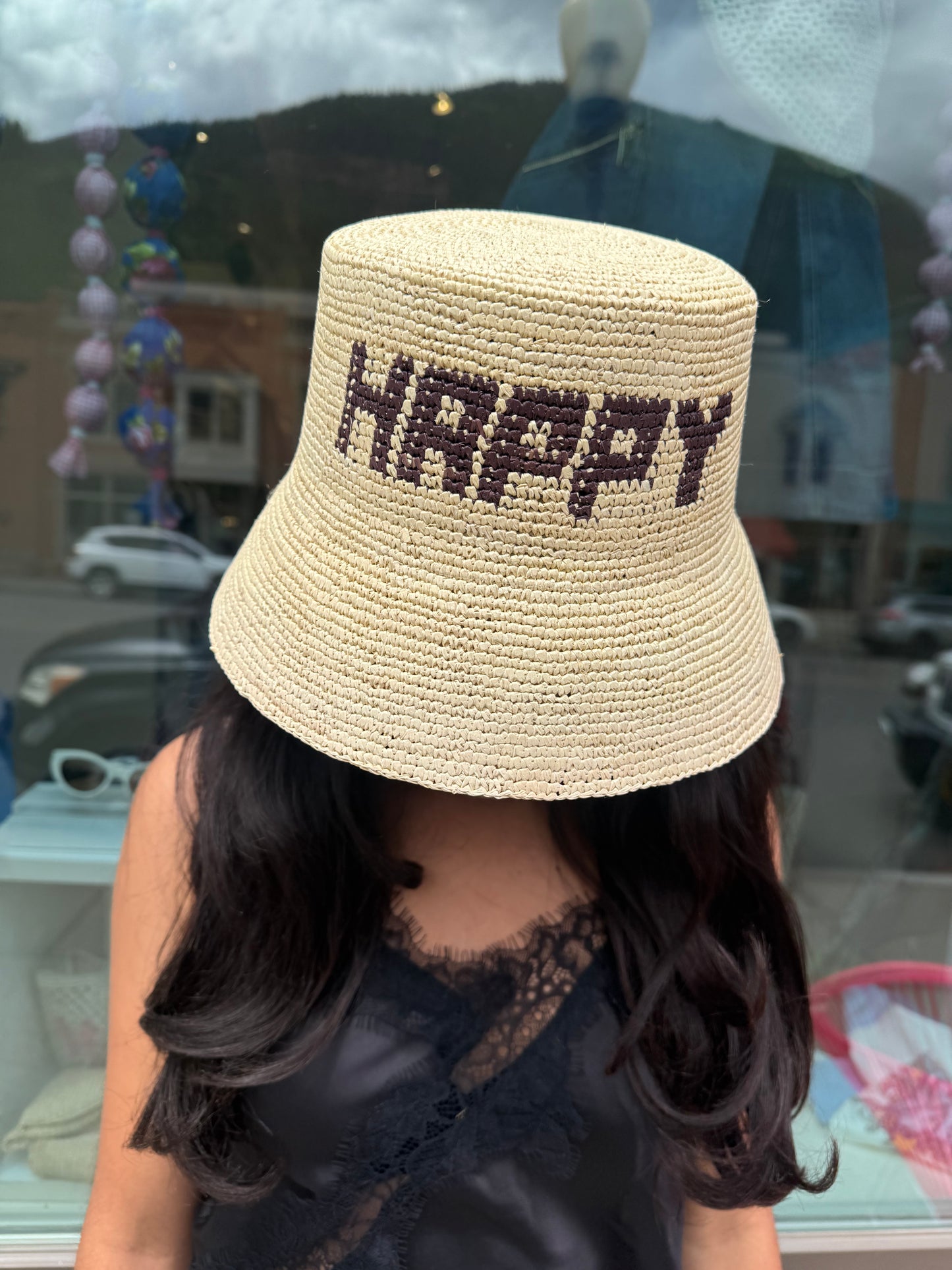 Rachol Happy Hat in Brown