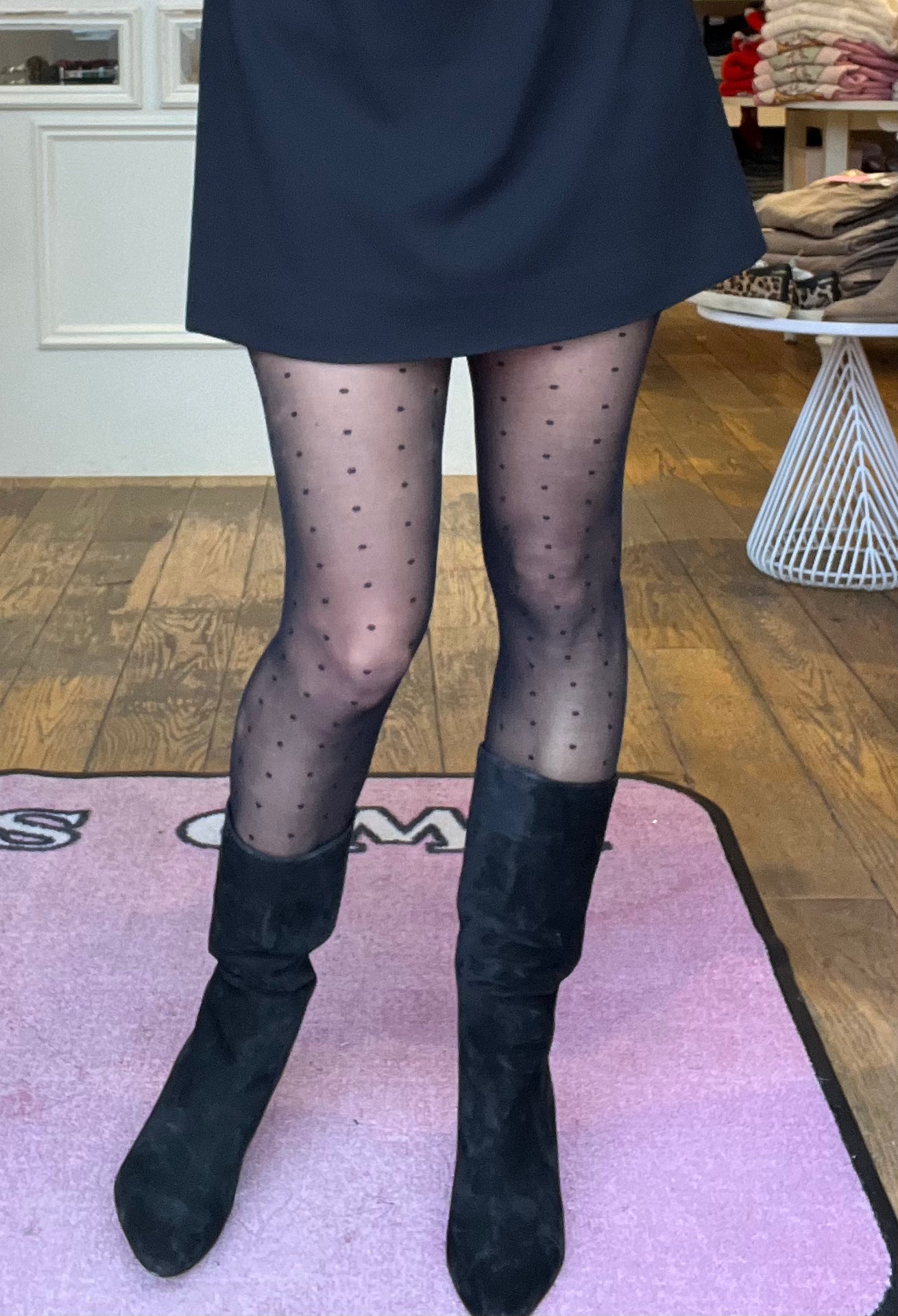 Wade & Belle Polka Dot Tights