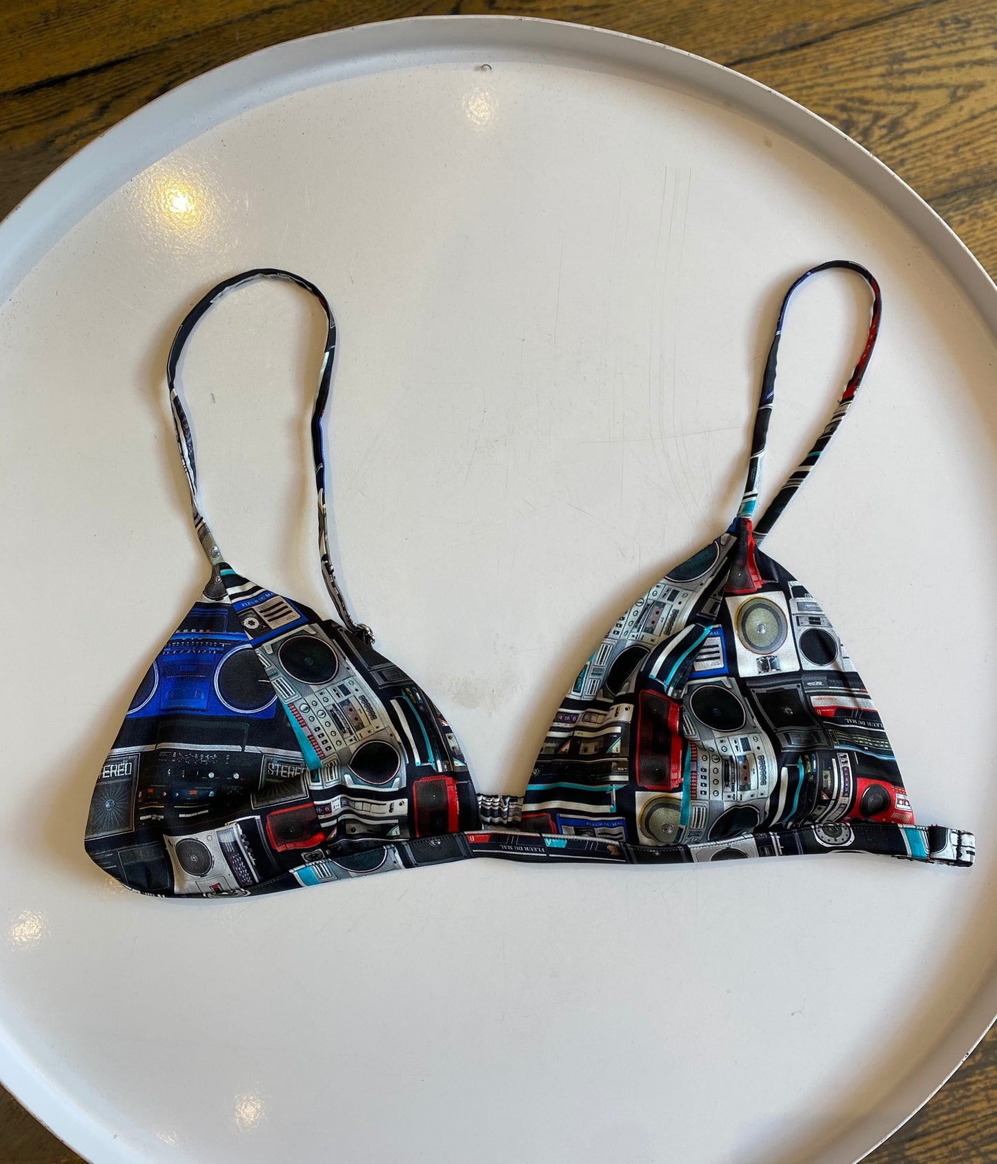 Fleur Du Mal Boombox Triangle Bra