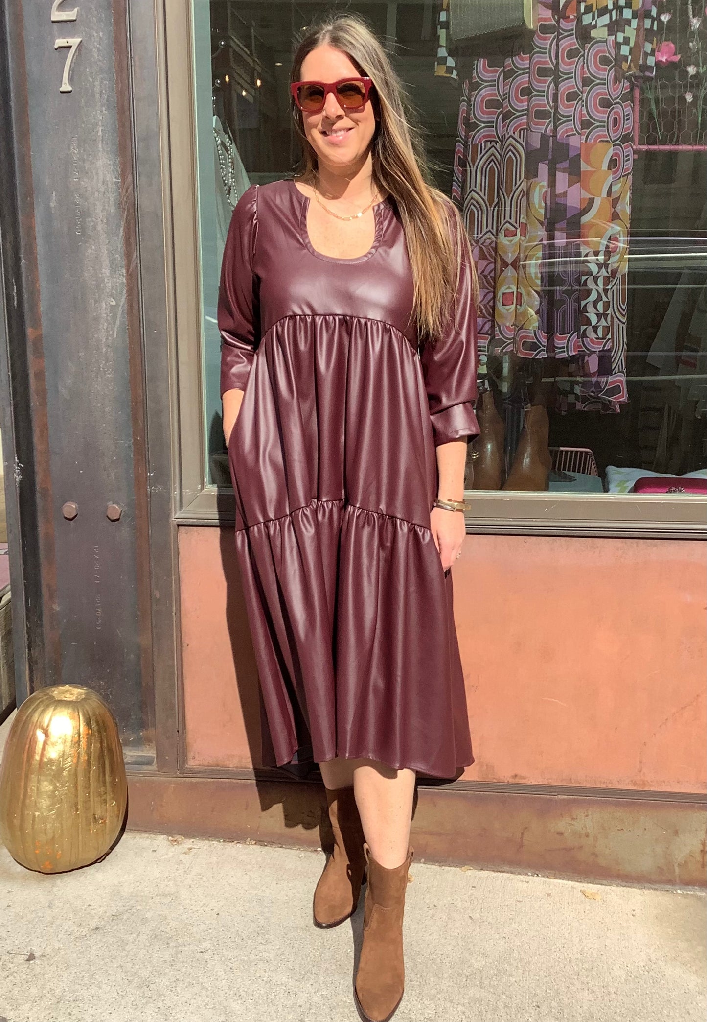 NAW LS Horseshoe Dress