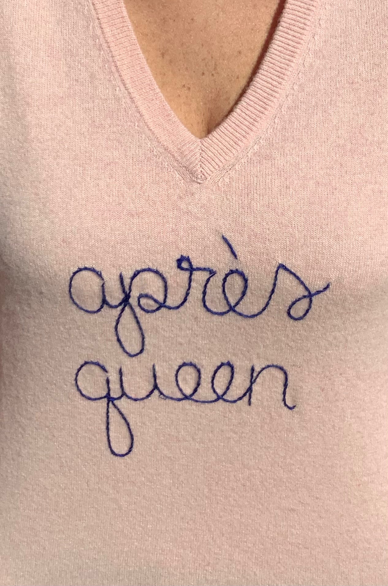 LF "Apres Queen" V Neck Sweater