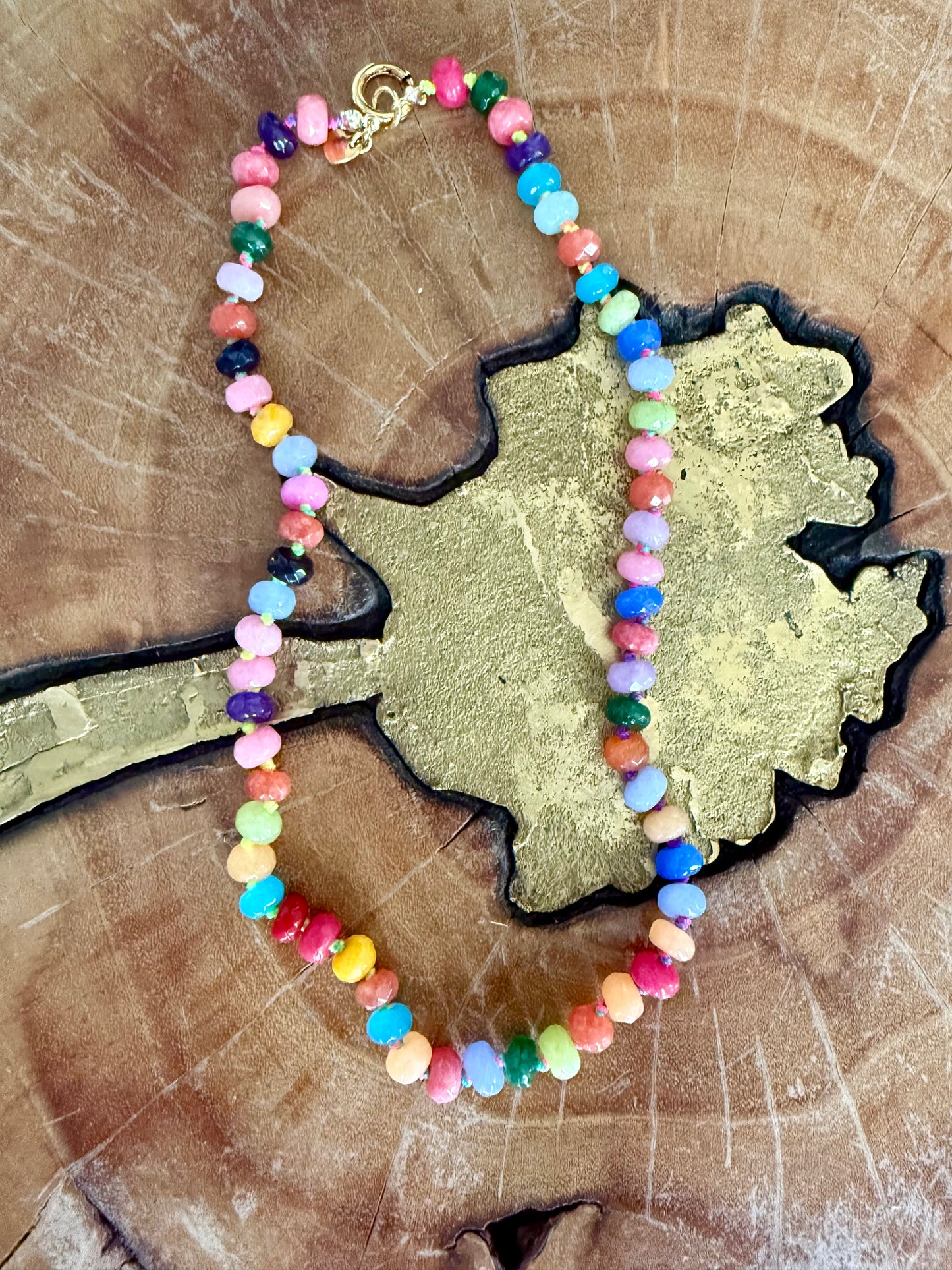 Gems by SJ Colorful Bead Necklace