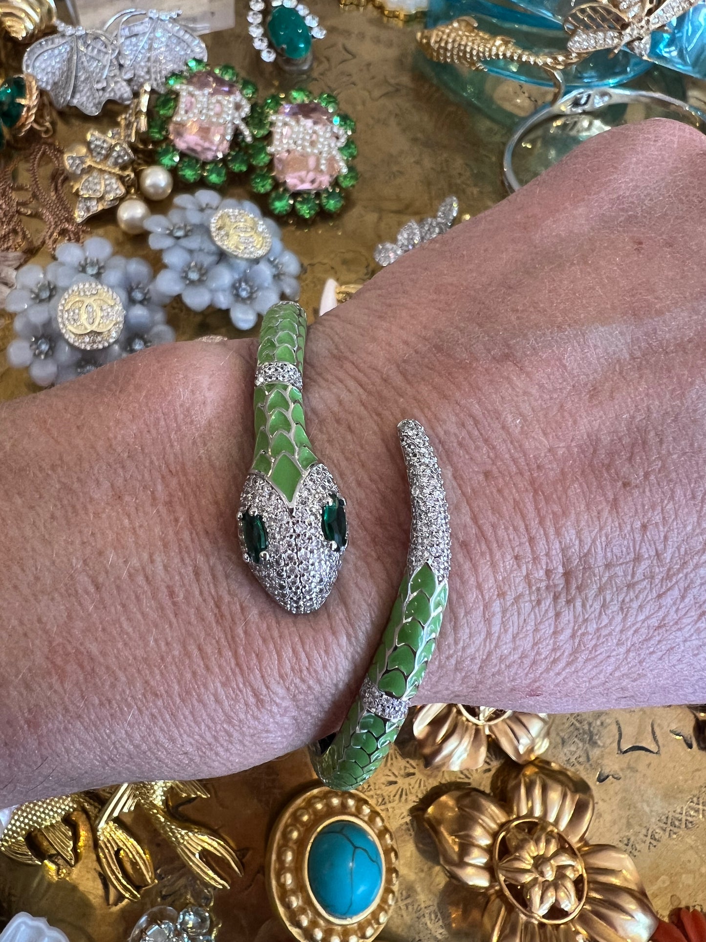 Cocotay Snake Cuff