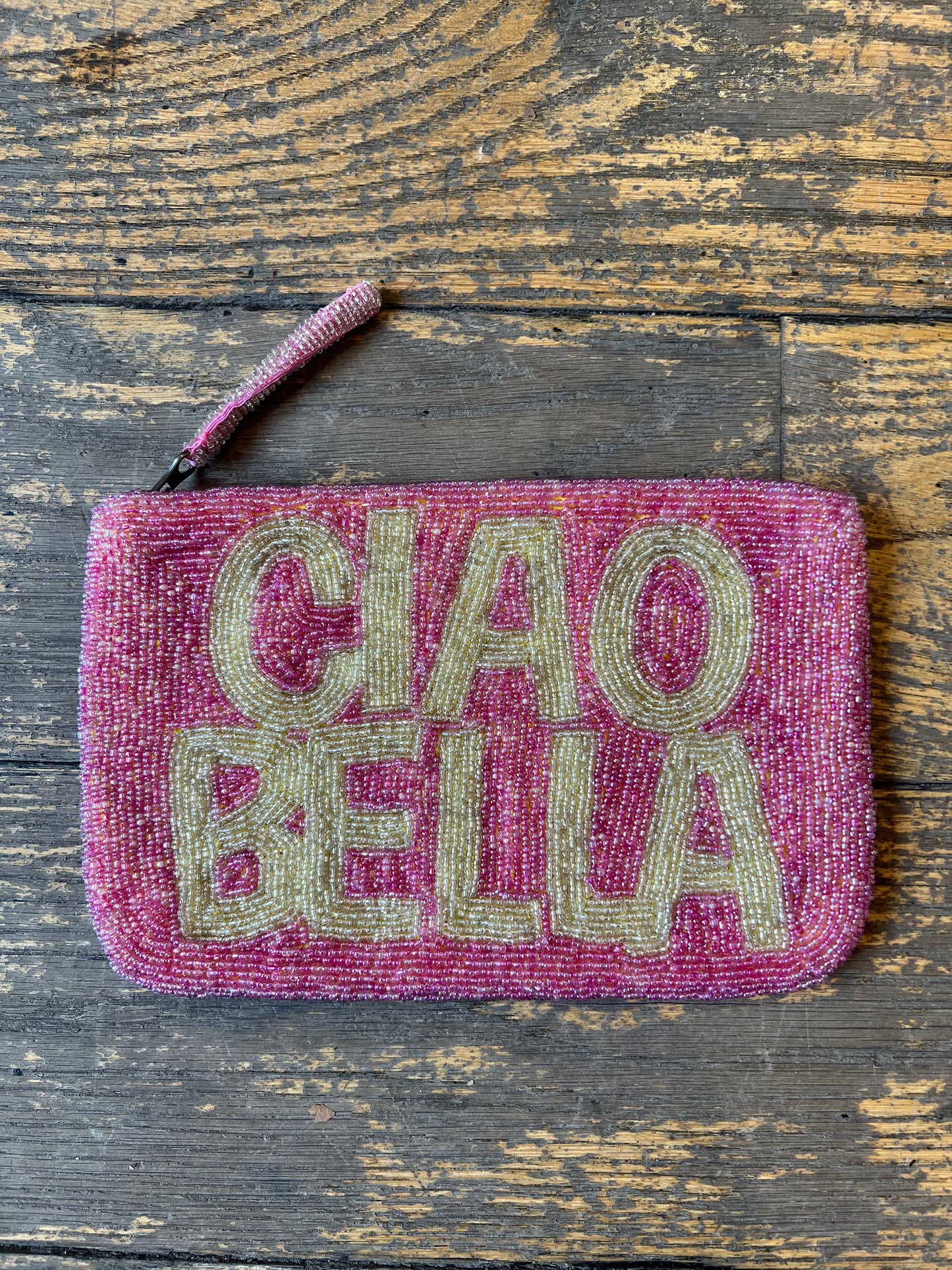The Jacksons Beaded Clutch
