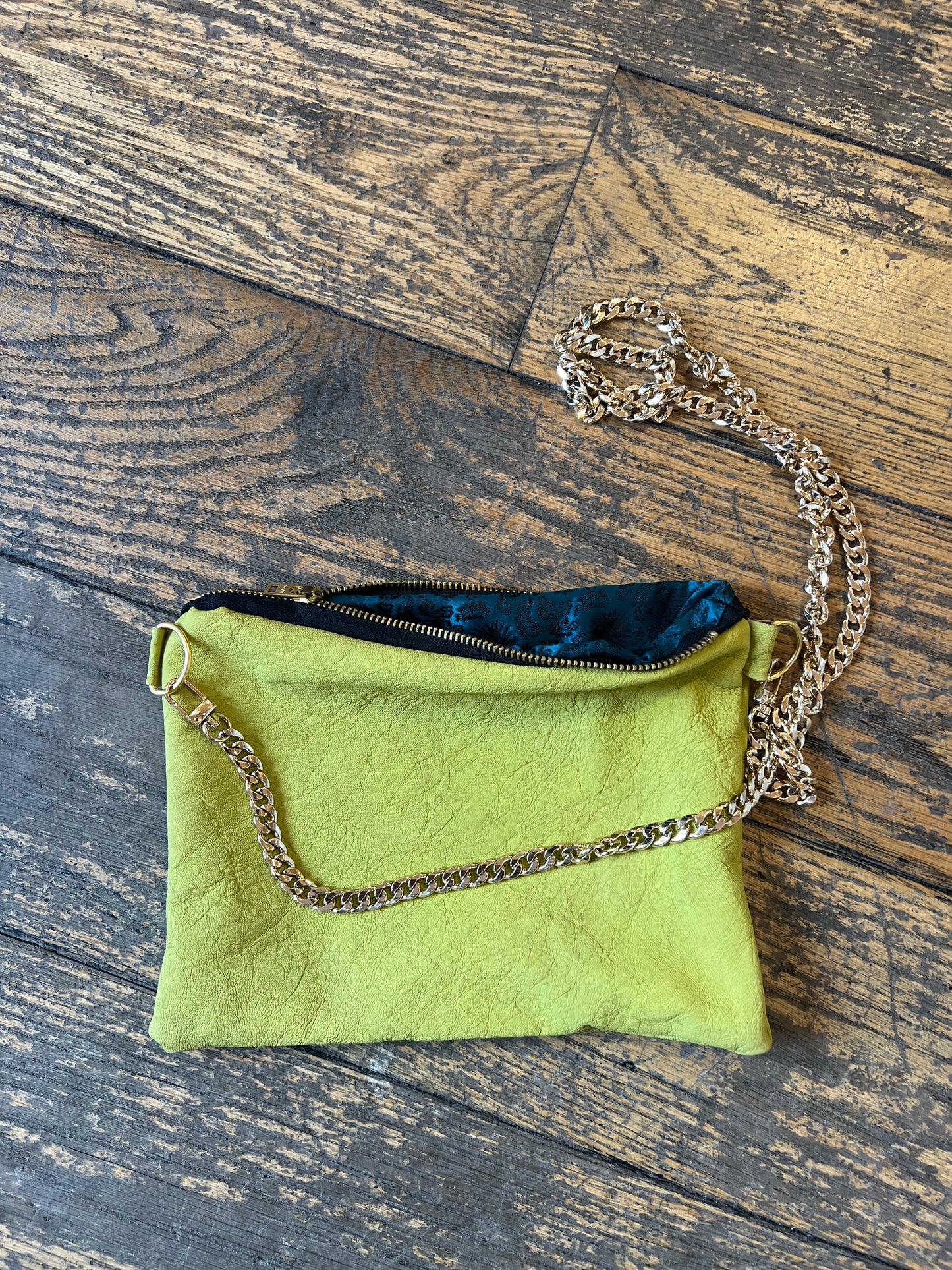 Fox + Stag Leather Clutch