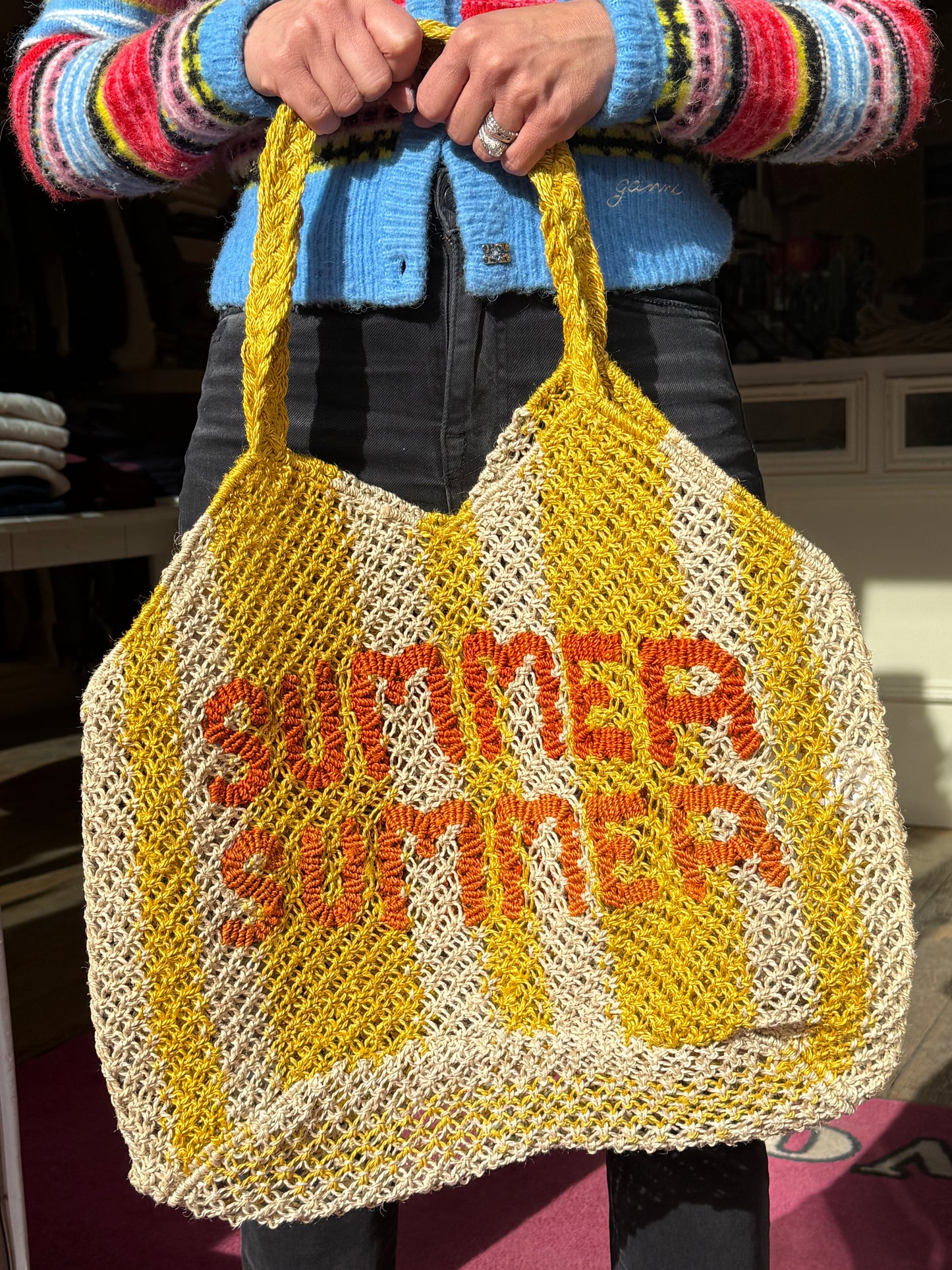 The Jacksons Summer Stripe Tote