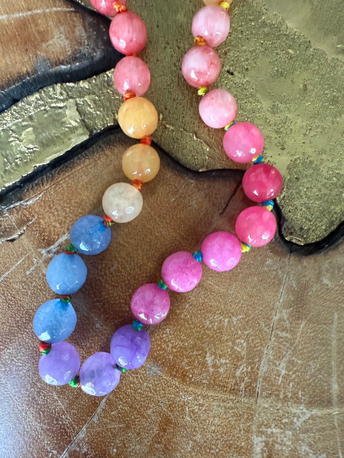 Gems by SJ Colorful Bead Necklace