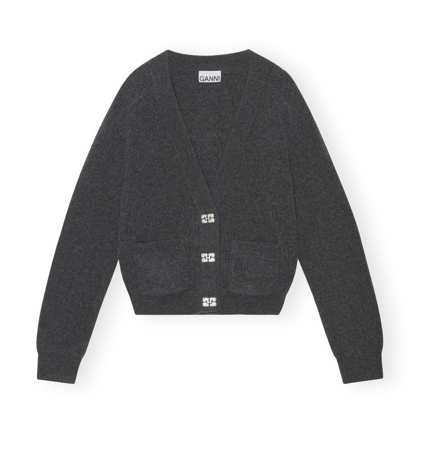 Ganni Jewel Button Cardigan