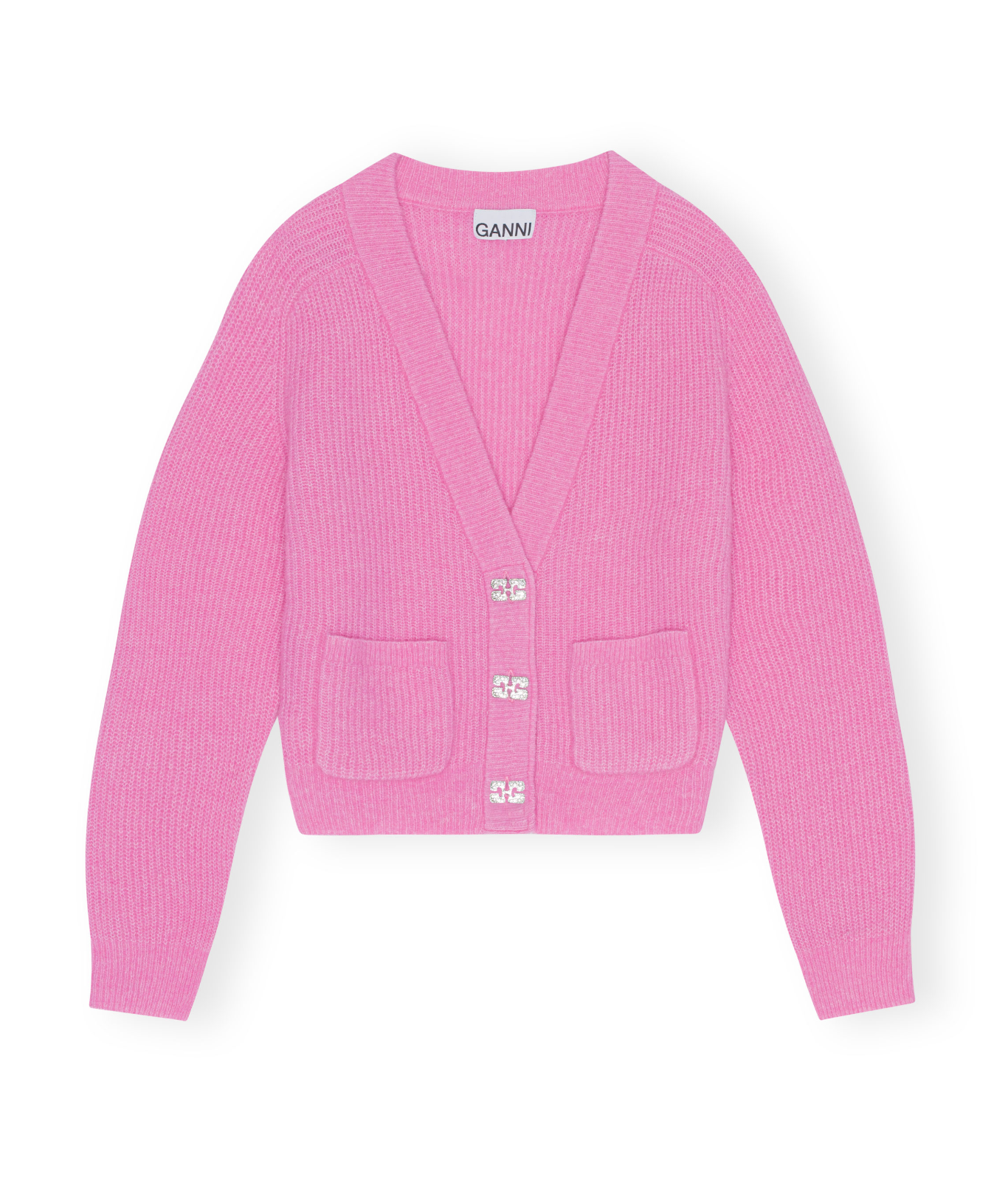 Ganni Jewel Button Cardigan