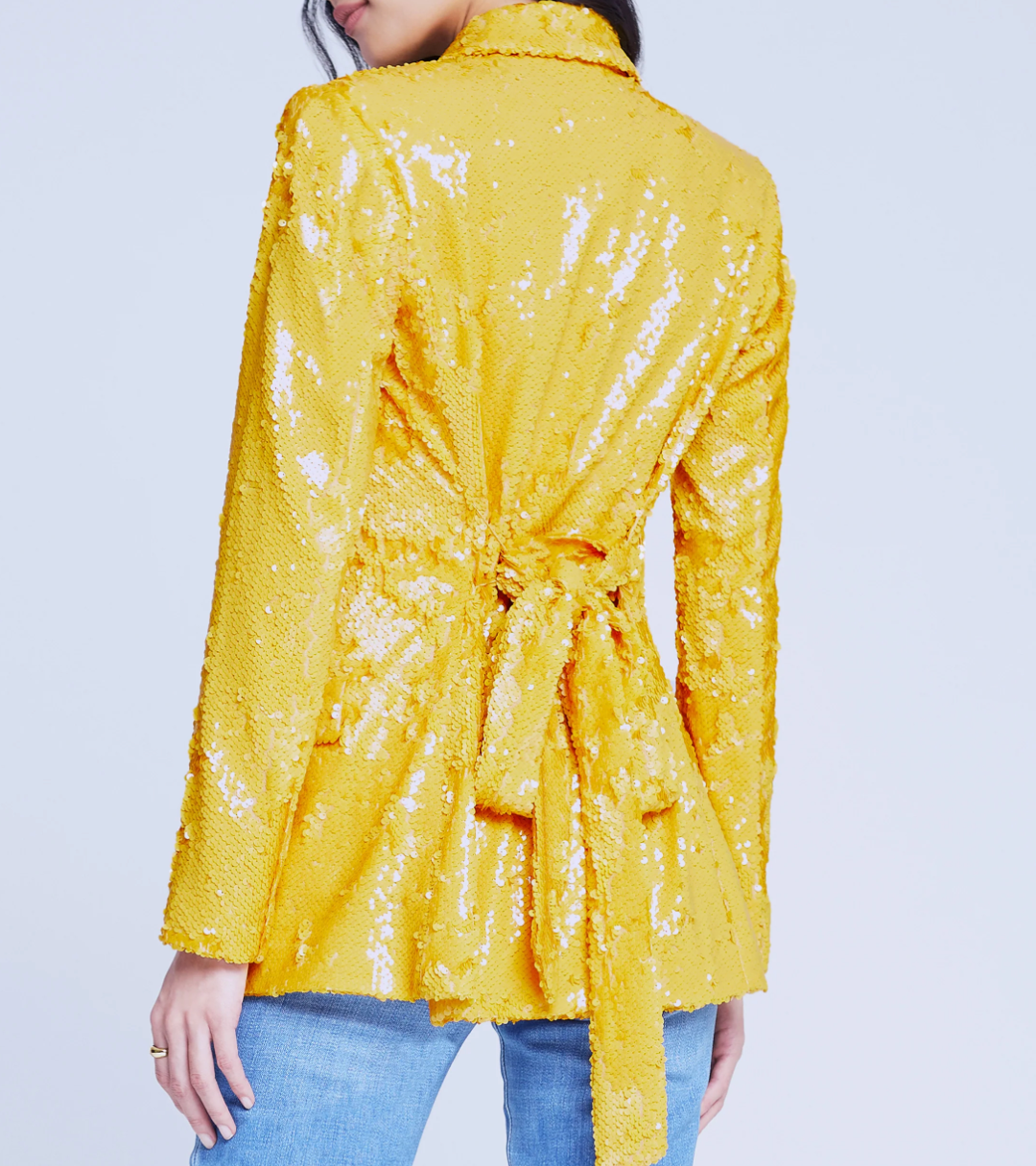 L'Agence Jordana Wrap Belted Blazer
