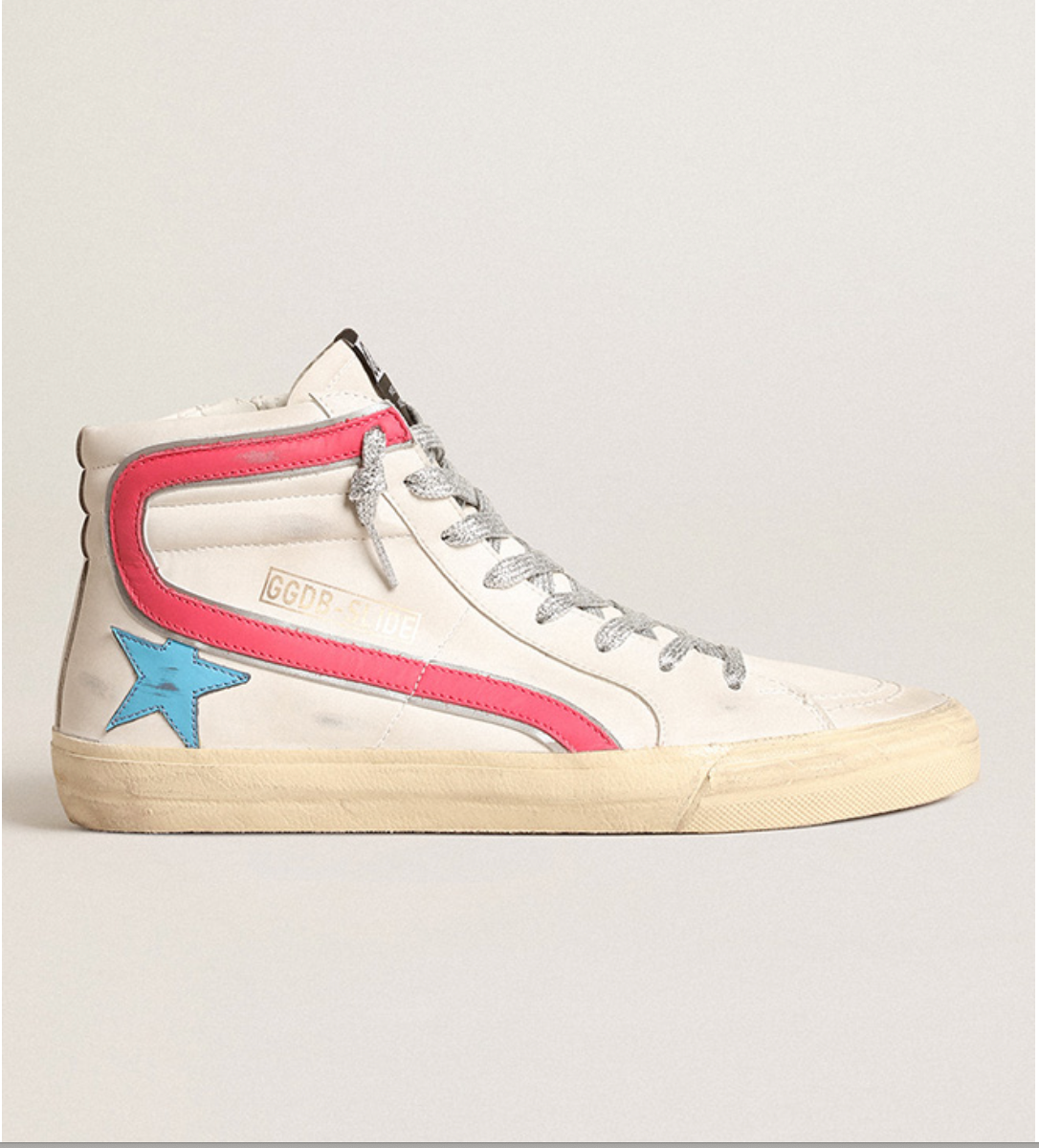GG Slide Blue Star & Pink