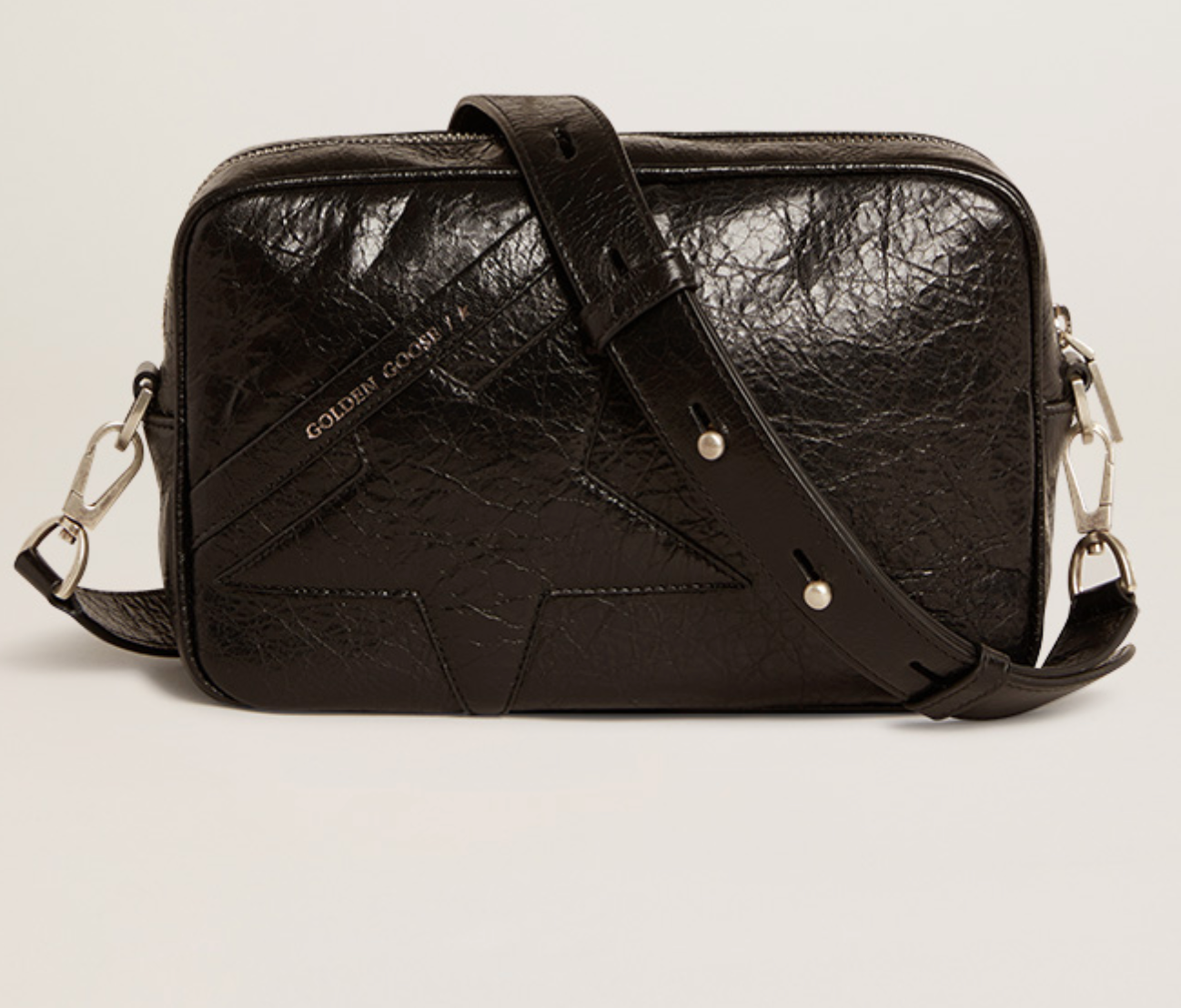 Golden Goose Large Star Bag Wrinkled Lamb Leather