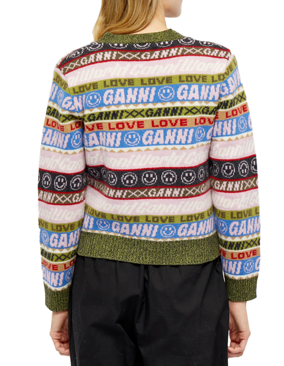 Ganni Graphic Cardigan