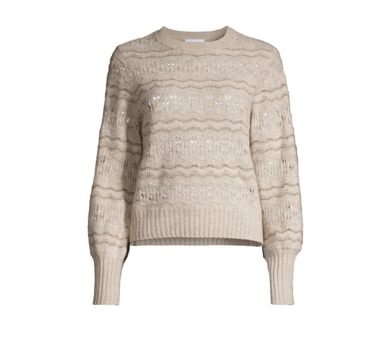 W+W Lace Stitch Crewneck