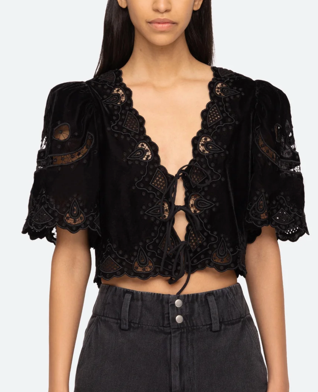 Sea Eliana Tie Front Top