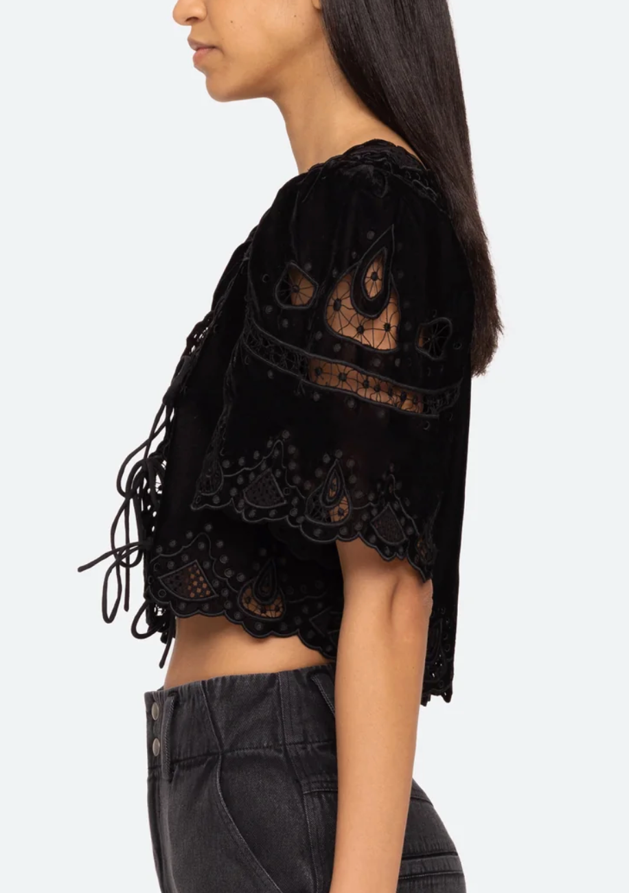 Sea Eliana Tie Front Top