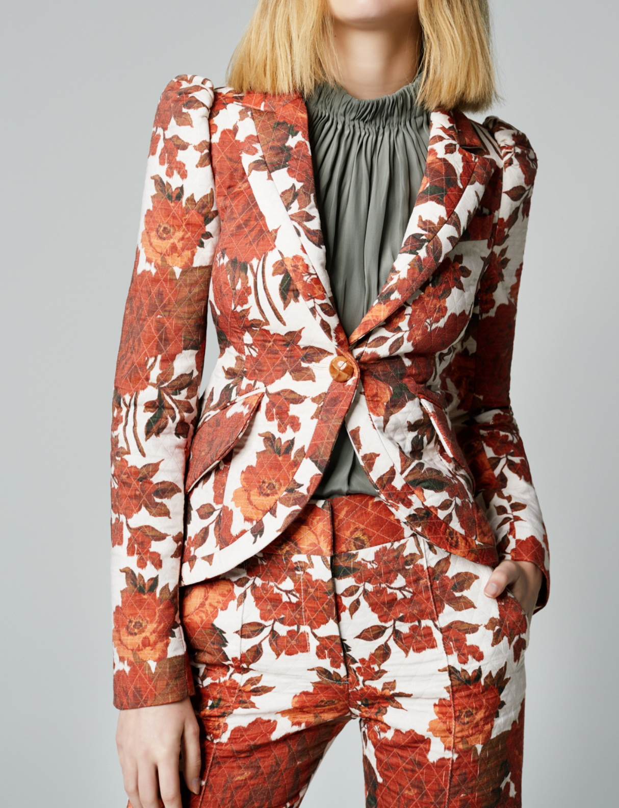 Smythe Pouf Sleeve Blazer
