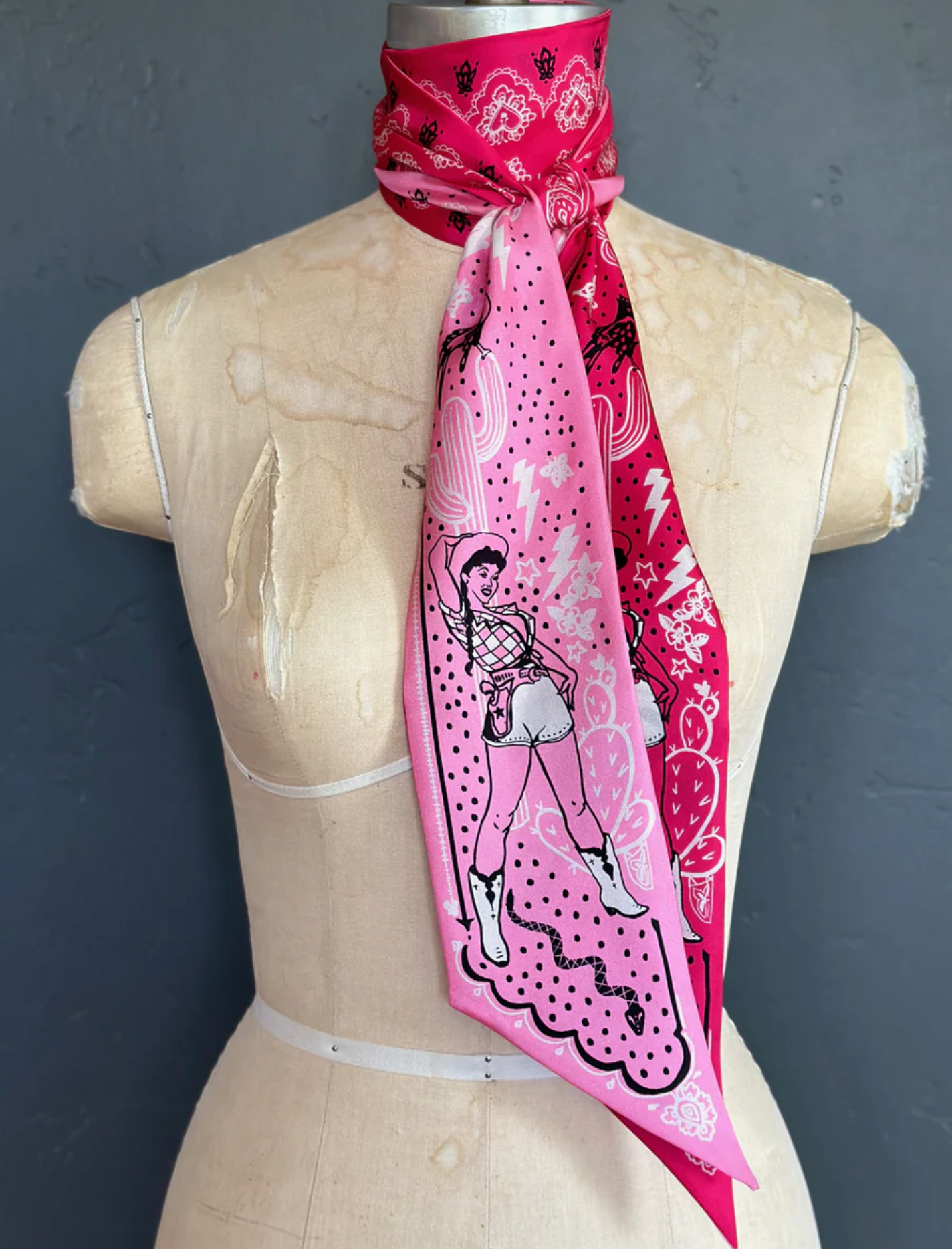 AHWR Cactus Rose Scarf