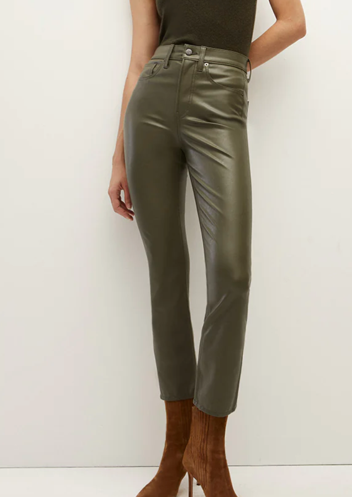 Veronica Beard Carly Kick-Flare Leather – Two Skirts