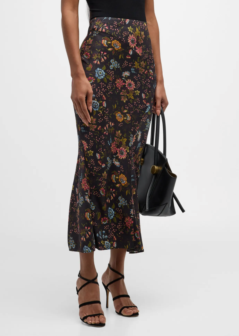 Veronica Beard Clover Midi Skirt