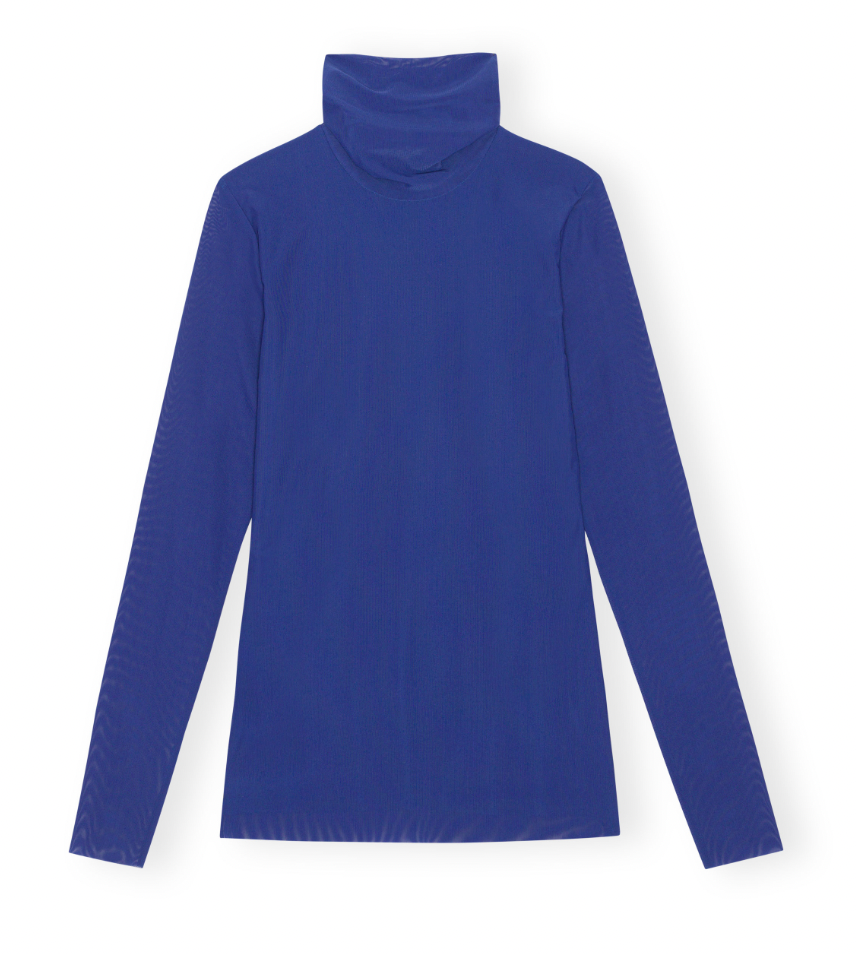 Ganni Mesh Rollneck