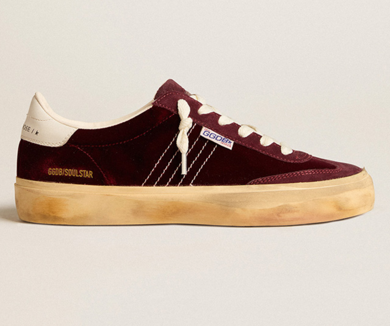 GG Velvet Soul Star Leather Heel