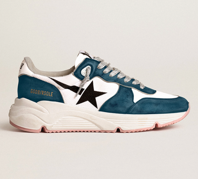 GG Running Sole Suede Blue