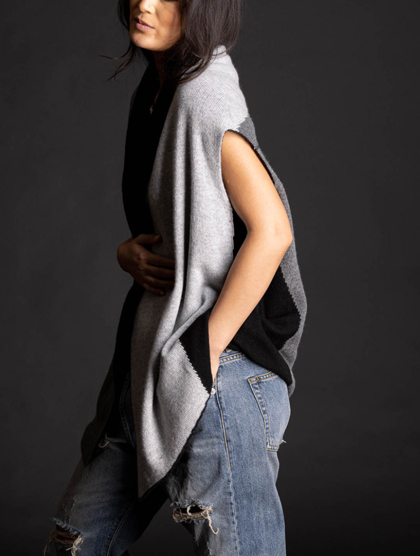 Paychi Guh Color Block Vest