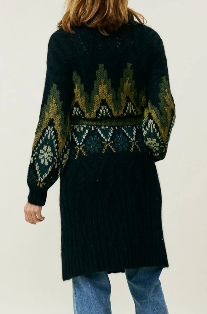 Lingua Franca Margaux Jacquard Robe