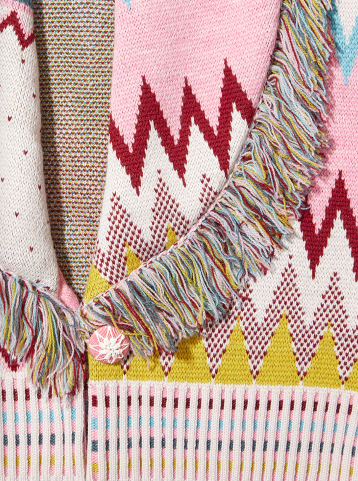 Hayley Menzies Fringe Bomber Cardigan