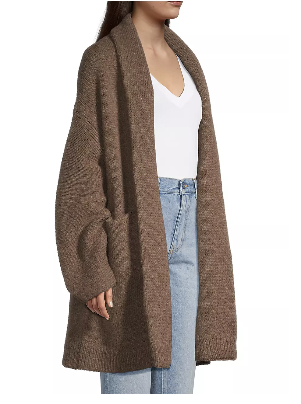 W+W Plush Long Cardigan