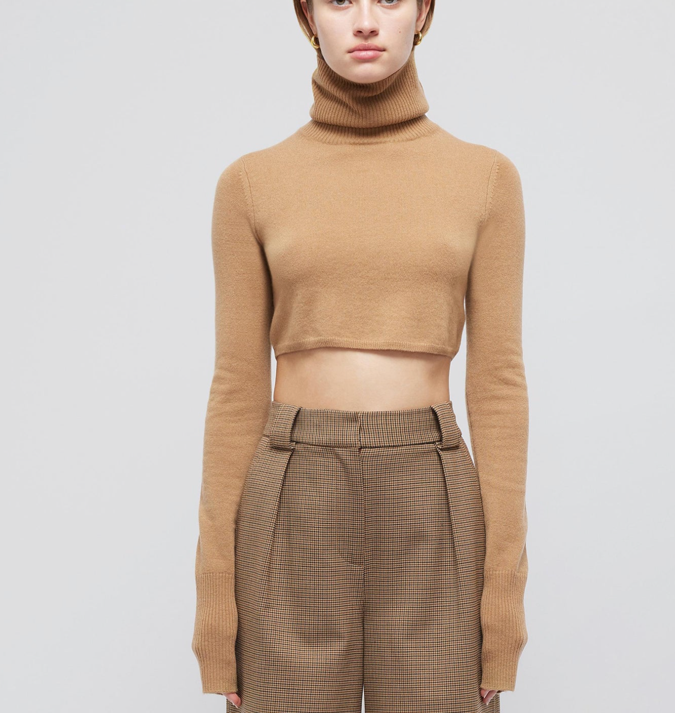 Simkhai Brie Cropped Turtleneck