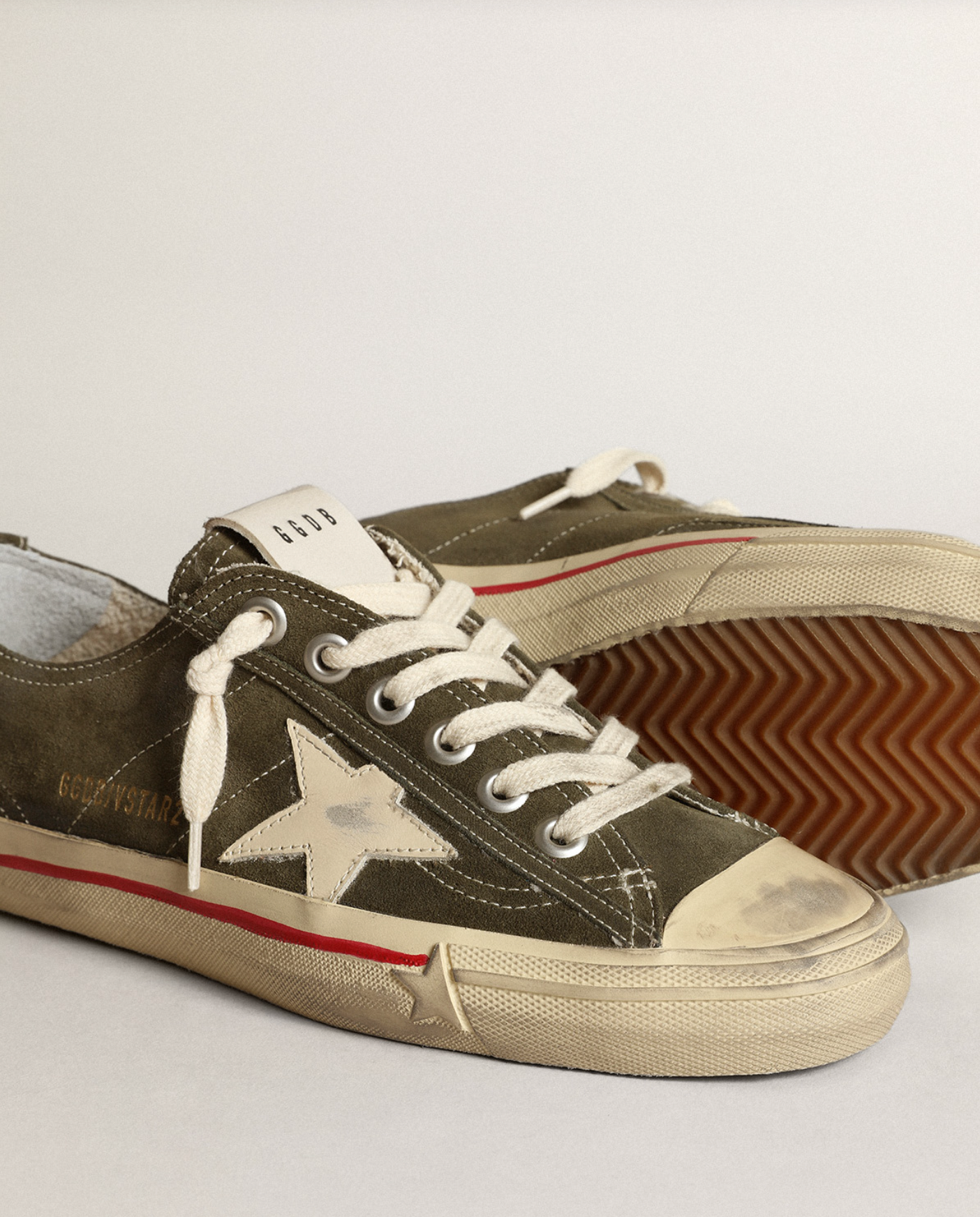 GG V-Star Suede Red Line