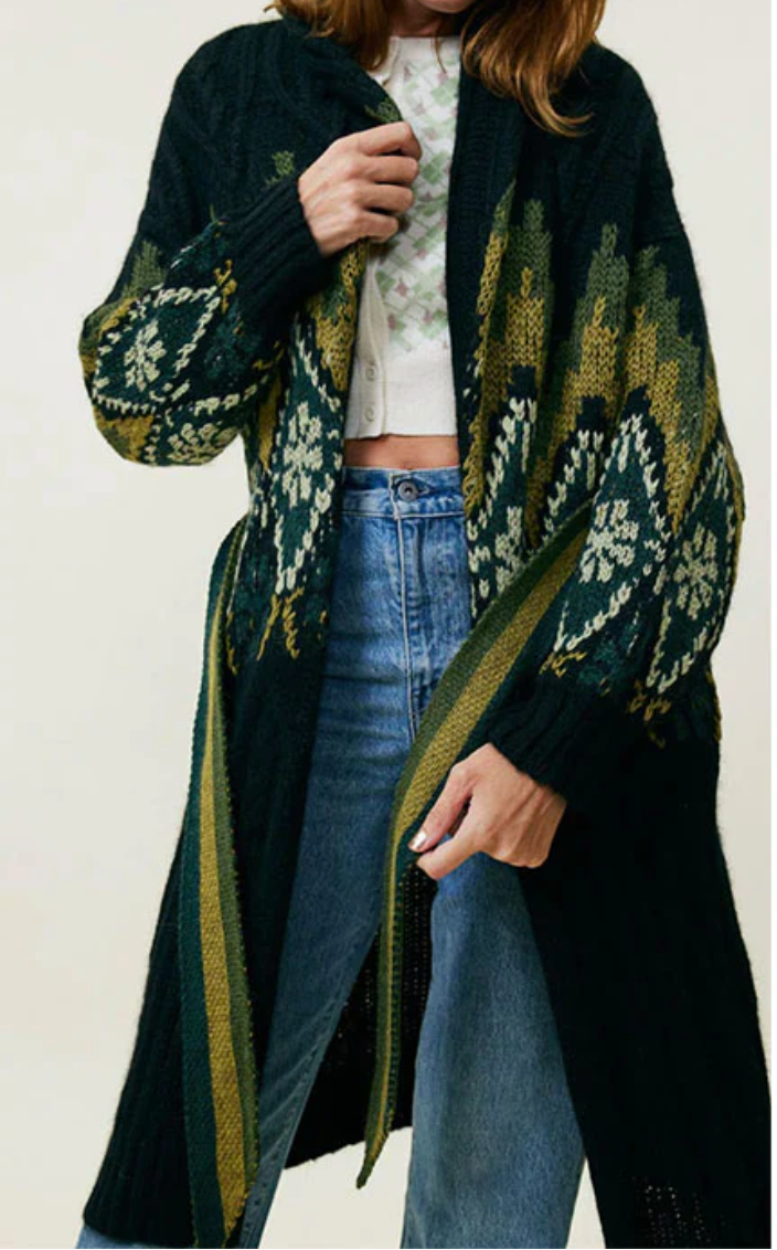 Lingua Franca Margaux Jacquard Robe