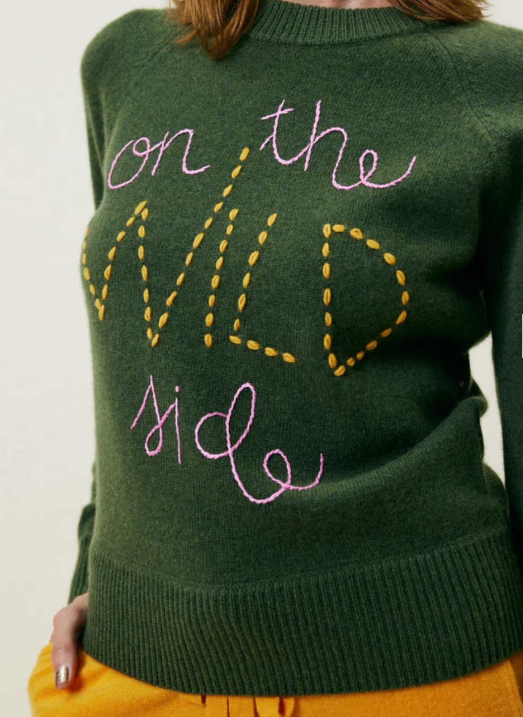 Lingua Franca On the Wild Side Pullover