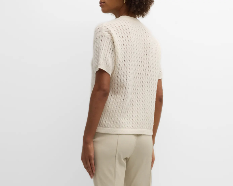 Naadam Pointelle S/S Sweater