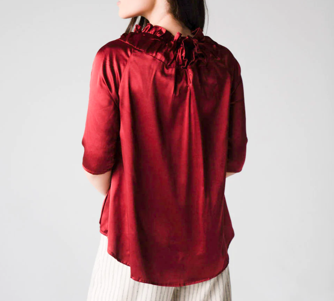 NAW Saint & Sinner Burgundy Top